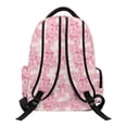 thumbnail image 2 of HUISEFOR Pink Camo Bow School Backpack for Girls 17 Inch Large Capacity Bookbag with Adjustable Shoulder Strap, Flap Backpack School Bag Waterproof College Students Backpacks Age 6-18, 2 of 6