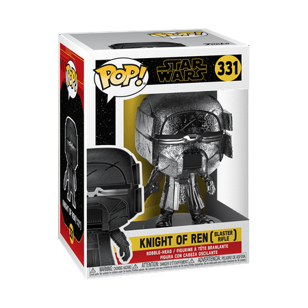 Funko - POP! Star Wars: The Rise of Skywalker - Knight Of Ren (Blaster) - Hematite Chrome