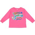 thumbnail image 3 of Inktastic Hooked on Jesus Christian Boys or Girls Long Sleeve Toddler T-Shirt, 3 of 5