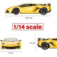 thumbnail image 3 of VOLTZ TOYS 1/14 Scale RC Car, Licensed Lamborghini Aventador SVJ Remote Control Toy Car Model for Kids and Adults with Open Doors & Working Lights, Official Product, Best Ideal Gift, 3 of 7