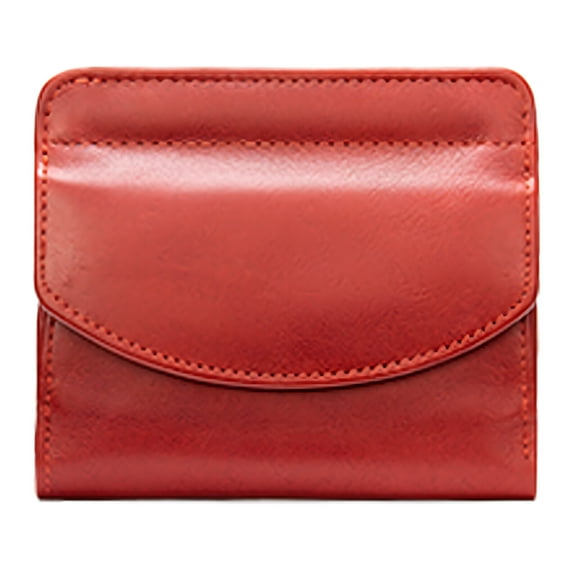 RFID Blocking Leather Wallet for Men & Women – Compact Bifold Purse with 8 Card Slots, Coin Pocket, Cash Holder & Photo Window – Red, Blue, Green