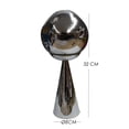 thumbnail image 2 of Ilios Innova | Lámpara de Mesa Esférica Plata Moderna con Base Cónica, Diseño Decorativo, Ideal para Buró, Sala o Espacios Contemporáneos, 2 of 9