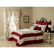 Madelyn Bedspread, Burgundy