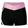 thumbnail image 6 of Fldy Kids Girls 2 Piece Ballet Yoga Workout Tracksuit Sleeveless Dance Crop Top with Shorts Set Pink 12, 6 of 7