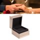 thumbnail image 3 of Pequeña Caja De Regalo De Joyería, Caja Interior Flocada Del Anillo Del Forro Suave De Champán Para La Propuesta, 3 of 7