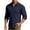 hgg275-Black, variant on Men's Solid Performance Long Sleeve Button Down Camp Collar Back Ventilated Mesh Pockets Relaxed Tactical Cooling Work Shirt