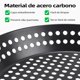 thumbnail image 4 of AUERQXZ Sart&eacute;n Antiadherente para Asar con Mango Plegable y Dise&ntilde;o de Sart&eacute;n Perforada de Acero al Carbono, Adecuada para Asar al Aire Libre y Cocinar Verduras y Maris, 4 of 7