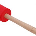thumbnail image 3 of 2PCS Bass Foam Drum Mallet Oak Handle EVA Foam Head Anti Slip Percussion Instrument Accessories Red, 3 of 4