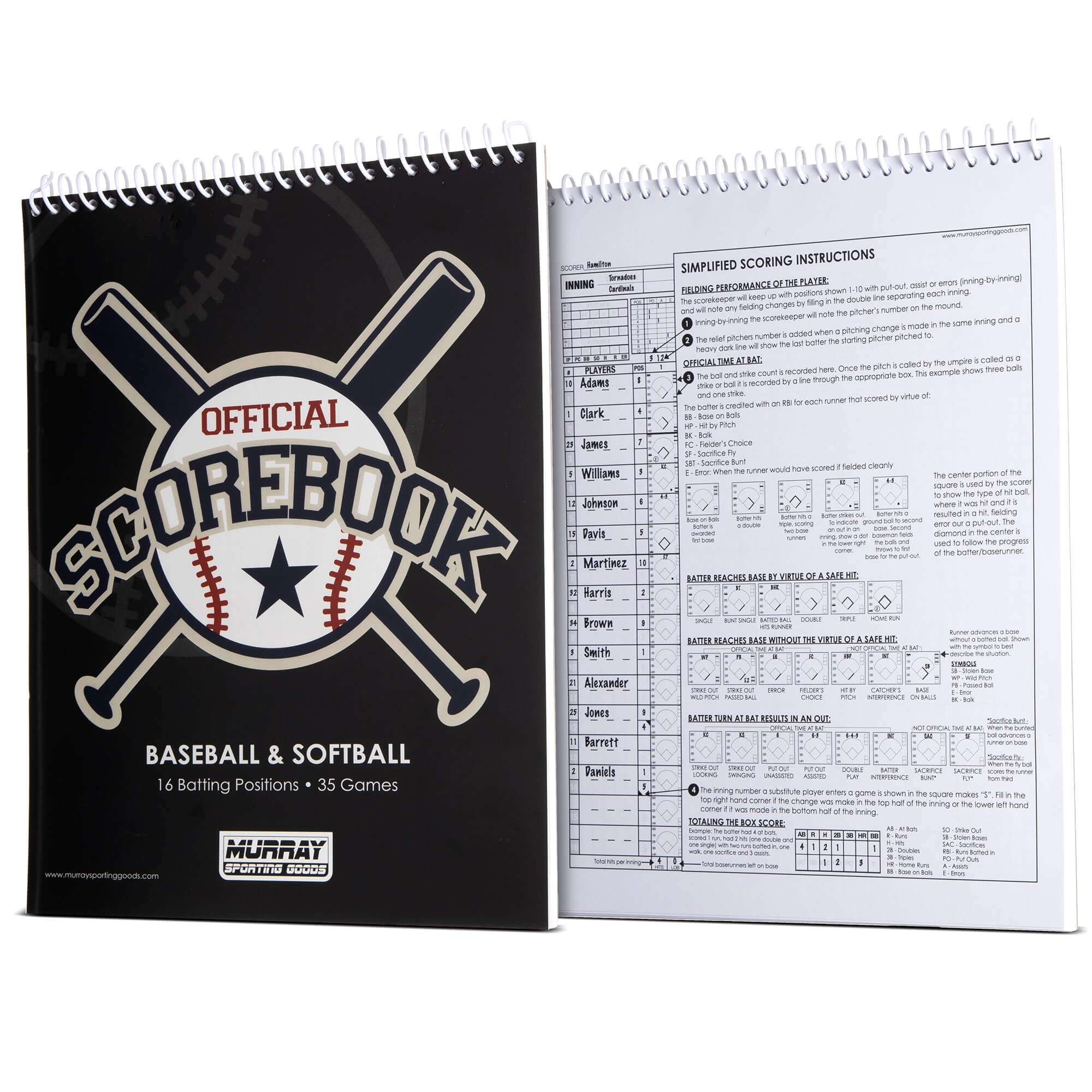 online softball scorebook