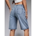 thumbnail image 3 of EMMIOL Women's Denim Shorts Mid-Low Waist Jean Shorts for Women,Y2K Vintage Summer Streetwear XS-XXXL, 3 of 8