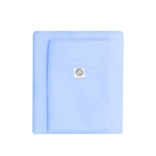 Juego de Sábanas para Cuna Algodón Colors Azul 70 x 130 cms