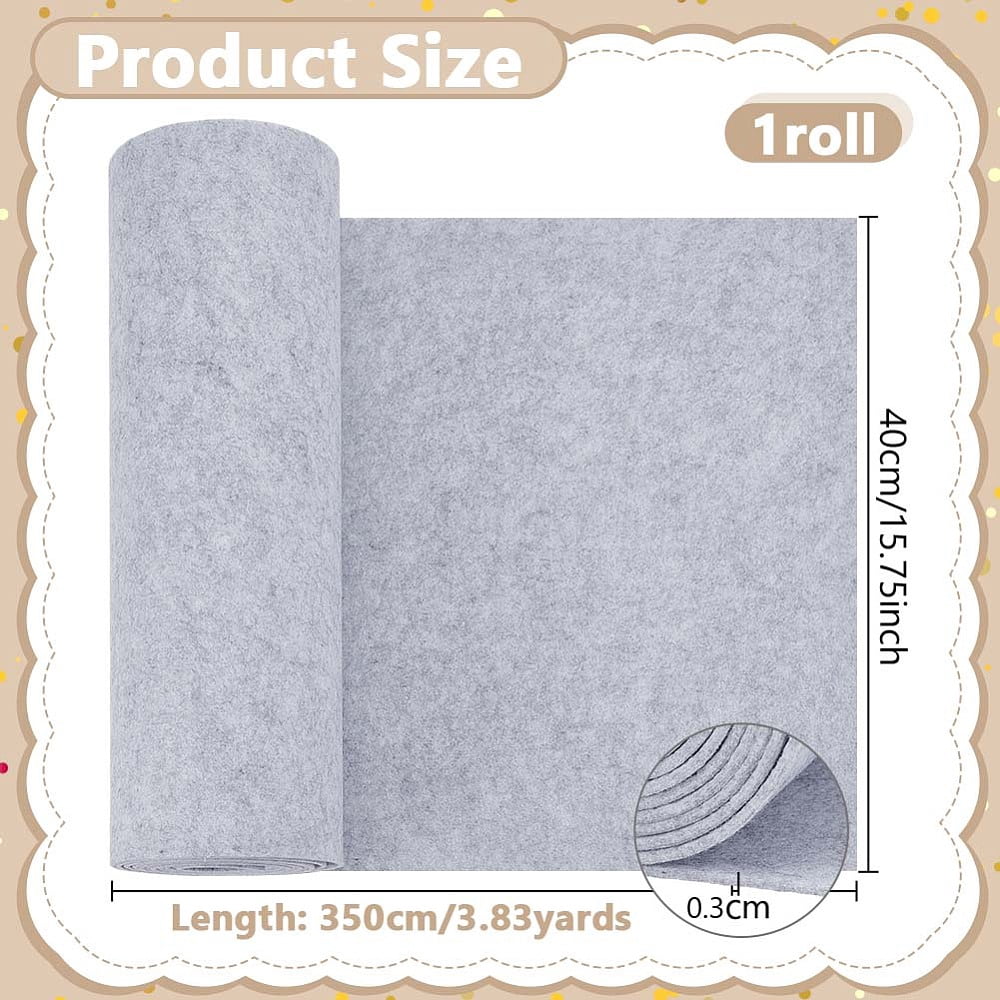 Felt Non-woven Fabric DIY Craft Gainsboro 3500x400x3mm