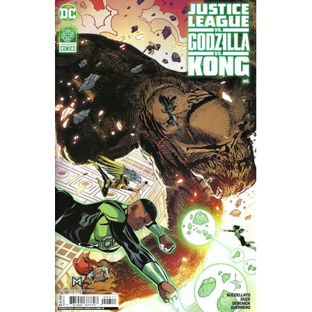 Justice League Vs. Godzilla Vs. Kong #6A VF ; DC Comic Book