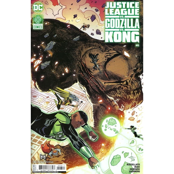 Justice League Vs. Godzilla Vs. Kong #6A VF ; DC Comic Book