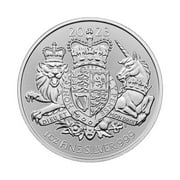 BRITISH ROYAL MINT 2023 Great Britain 2 Pound Royal Arms 1 oz Silver BU