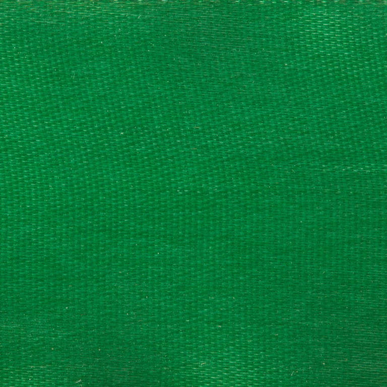 Emerald Green Deluxe 1 1/2 Inch x 50 Yards Satin Ribbon - JAM Paper