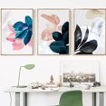 thumbnail image 2 of 3Pcs Fashionable Leaf Pattern Canvas Wall Art Painting Printed Picture Home Office Decor, 2 of 6