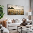 thumbnail image 3 of Large Landscape Wall Art Rural Nature Canvas Prints Vintage Painting Rustic Pictures Wall Decor for Living Room Bedroom Dining Room Farmhouse Ready to Hang - 29"x57", 3 of 6