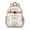 Beige-2, variant on Artistic Butterfly and Floral Students Backpack Elegant Fantasy Butterfly Print with Romantic Garden Aesthetic