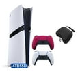 thumbnail image 1 of PlayStation 5 Pro 4 To SSD Console Numérique avec Deux Manettes, DualSense Blanche et Rouge Cosmique et Étui Rigide de Protection pour Manette Mytrix - Console Phare PS5 Pro, 1 of 9