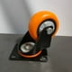 thumbnail image 1 of Ruedas giratorias amarillas ligeras de un solo eje de PVC ruedas giratorias de freno coreanas ruedas universales, 1 of 1