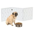 thumbnail image 2 of Etna Freestanding Wood Pet Gate 3-Panel Tri Fold Dog Fence - 48" Wide, 2 of 8