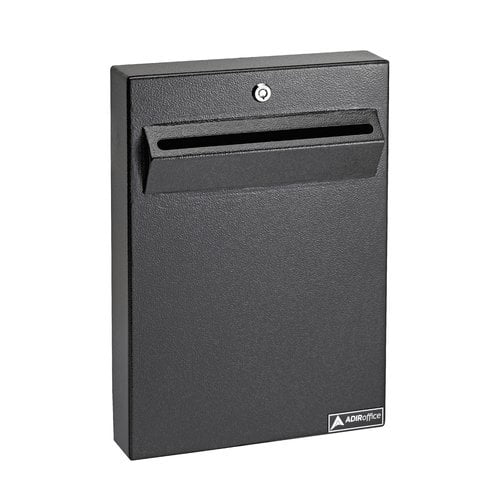 AdirOffice Steel Drop Box for Secure Document Storage