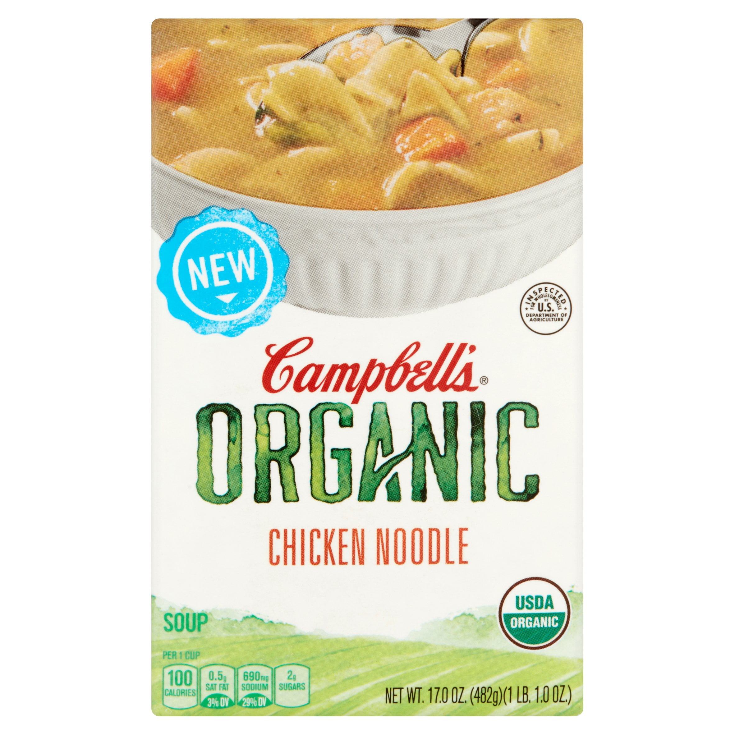 Campbell's Organic Chicken Noodle Soup 17oz by Campbell Soup Company