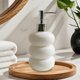 thumbnail image 4 of Glass Press-top Lotion Bottle Empty Shampoo And Body Wash Bottles For The Bathroom Home Liquid Soap Refill Bottles, 4 of 6