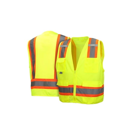 Hi-Vis Lime - Self-Extinguishing - Size Medium