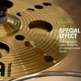 thumbnail image 4 of Meinl 14" Trash Stack Cymbal Pair with Holes - HCS Traditional Finish Brass for Drum Set, Made In Germany, 2-YEAR WARRANTY (HCS14TRS), 4 of 5
