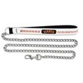 thumbnail image 1 of MLB San Francisco Giants Baseball Leather Chain Leash, 2.5 mm, 1 of 1