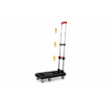 thumbnail image 4 of Folding Hand Truck with Telescoping Handle, 300 lb Capacity Adjustable Dolly, Heavy-Duty Portable Utility Cart for Moving Boxes, Luggage and Equipment, 4 of 12