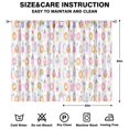 thumbnail image 2 of Ice Cream (3)_17 Curtains-blackout Curtains Bedroom Decor Living Room Darkening Grommet Window Drapes 2 Panels Set 52"x 84", 2 of 2