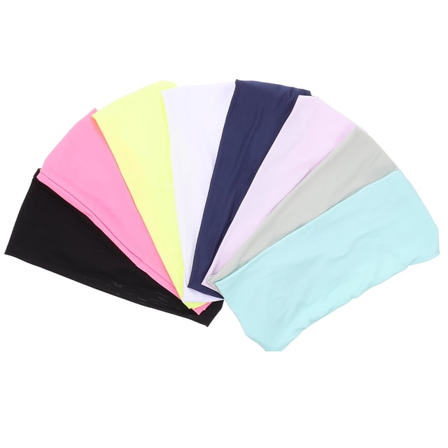 8 Pcs Bandes Anti-Transpiration Professionnelles Bandes pour Cheveux Multifonctions Bandeaux Anti-Transpiration Pratiques