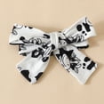 thumbnail image 4 of Baby Girl Clothes Outfit Newborn Letter Holy Cow I'm CUTE Ruffle Cow Print Romper Long Pants Headband Clothing Sets for Fall Winter 0 3 6 9 12 18 Months Baby Girl Clothes, 4 of 7