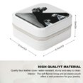 thumbnail image 2 of Autua Husky Dog PU Leather Jewelry Box for Necklace, Ring, Earring Storage, Christmas Gifts, Compact Size, Travel Friendly White, 2 of 5