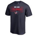 thumbnail image 2 of Men's Navy Columbus Blue Jackets Iconic Collection We Are T-Shirt, 2 of 3