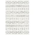 thumbnail image 2 of SAFAVIEH Tulum Jepson Distressed Geometric Area Rug, Ivory/Grey, 5'5" x 7'7", 2 of 8