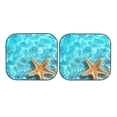 thumbnail image 4 of Picia Starfish And Seashell On The Beach 1 2 Piece Car Windshield Sun Shade Foldable | Foldable Sun Shield for Front Window Blocks UV Rays and Keeps Your Vehicle Cool-Large, 4 of 7