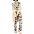 thumbnail image 5 of MINTREUS Couple Pajama Sets Soft PJs Sets for Couples/Women/Men Matching Sleepwear with Pockets, 5 of 6