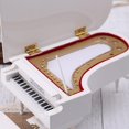 thumbnail image 4 of Figura de acción miniatura de Grand Piano modelo Dollhouse Acces Diamond Grade, extra grande sin, blanco Feliz Sencillez, 4 of 5