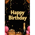thumbnail image 4 of Colorful Modern Happy Birthday Backdrop Banner Multicolor Graphic Birthday Party Supplies Background Festive Decorations Photography Props, 4 of 4