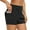 Black, variant on Skirts for Women Solid Color Trendy Summer Outdoor Sports High Waist Lightweight Tight Joggers with Pocket White,S