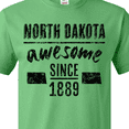 thumbnail image 4 of Inktastic North Dakota Awesome Since 1889 T-Shirt, 4 of 5