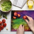 thumbnail image 3 of Abstract Cutting Board, Colorful Geometric Shapes Triangular Polygons Creative Surreal Print, Decorative Tempered Glass Cutting and Serving Board, Large Size, Multicolor, by Ambesonne, 3 of 5