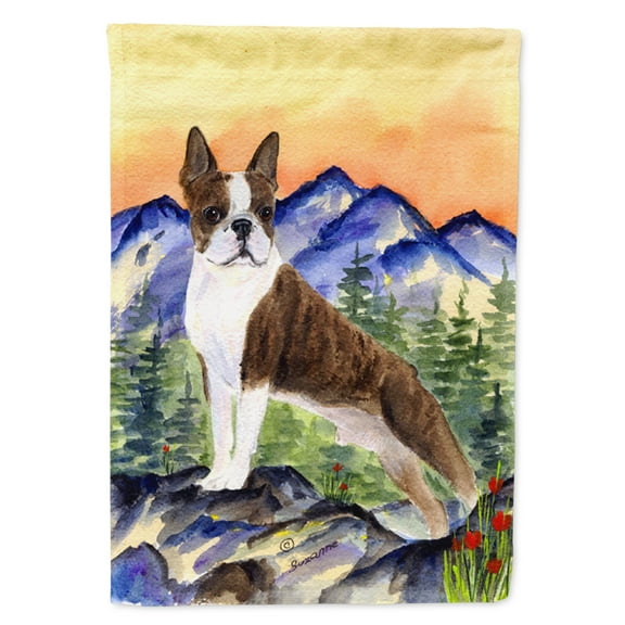 Caroline's Treasures SS8162-FLAG-PARENT Boston Terrier Flag, , multicolor