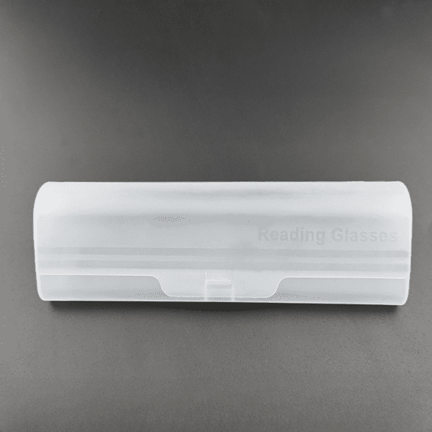 Caja de plástico para gafas, caja de embalaje para gafas de lectura, portátil y ligera, caja para gafas de lectura