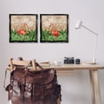 thumbnail image 3 of Stupell Industries Flamingoes in the Jungle Animals Painting Black Floater Framed Canvas Art Print Wall Art, 18 x 18, Set of 2, 3 of 10