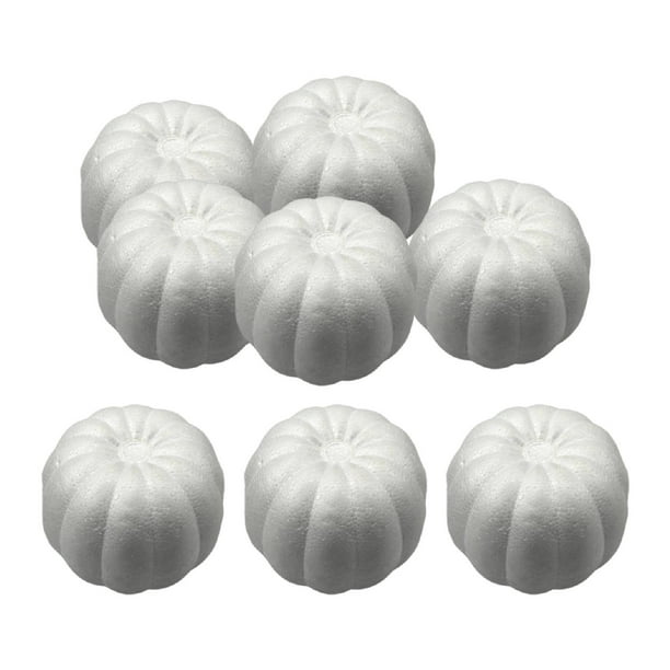 Calabazas de espuma, manualidades de bricolaje, calabazas artificiales versátiles y realistas para la cosecha de otoño 14 cm